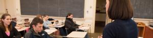 Students listening to a lecture