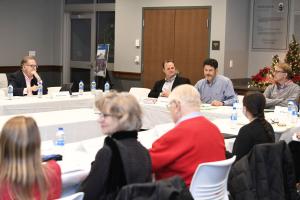 Advisory Board members at a quarterly meeting