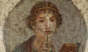 Sappho fresco