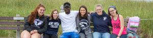 Saint Anselm College students on an Anselmian 360 trip