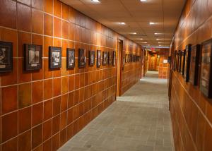 hallway of nhiop historic photos