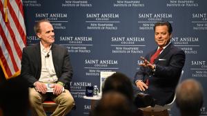 John Avlon and Hugh Dubrulle at the NHIOP