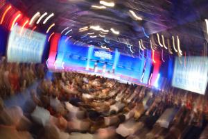 Distorted view of the 2020 debate stage