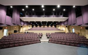 Interior image of the Koonz theatre at Saint Anselm College