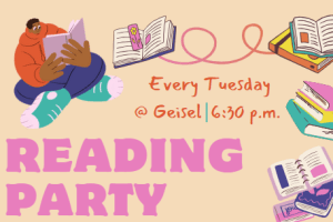 Reading party image - Tuesdays at 6:30pm