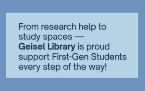 Supporting First Generation College Students