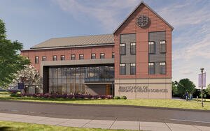 Jean School exterior with new signage