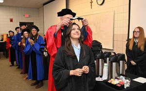 Graduate Class of 2025 Receive their Hoods
