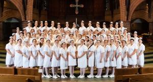 group of student nurses