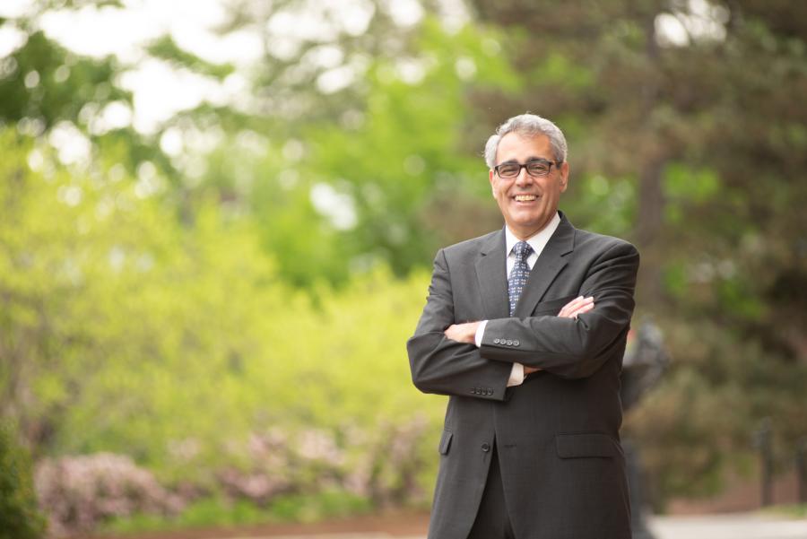President Favazza smiling for the camera