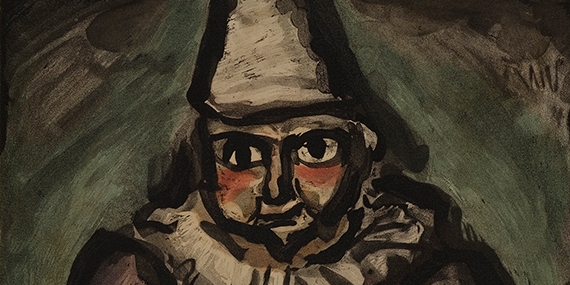 Georges Rouault, Le vieux clown (The Old Clown), 1930.